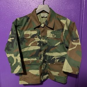 Vintage kids camo jacket